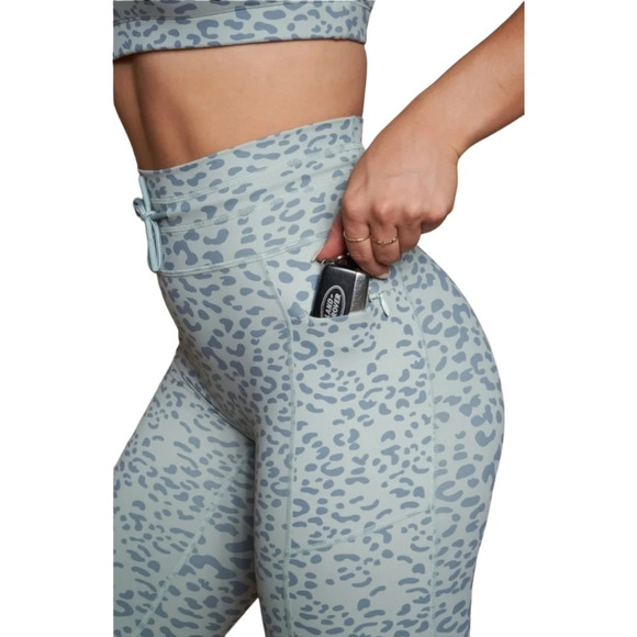 Curio Energy Tech Primal Green Leggings Size Small - Picture 15 of 16